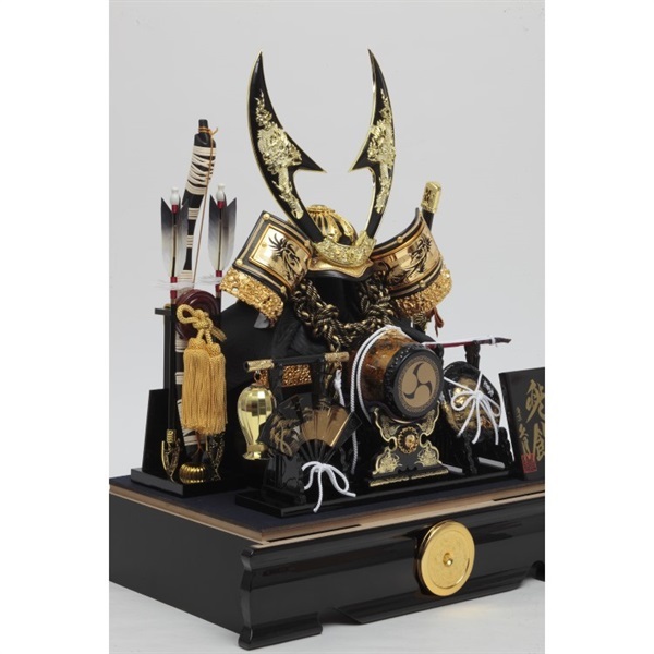 久月 兜ケース飾り「煌龍 (こうりゅう)」 五月人形 かぶと コンパクト