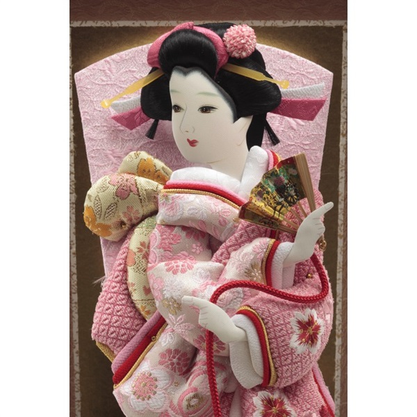 東京久月 羽子板おしどり10号ガラスケース・間口約25×奥行約20×高