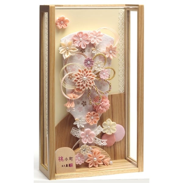 久月 羽子板ケース飾り「桃小町 音羽」 4960282744459 | イオン