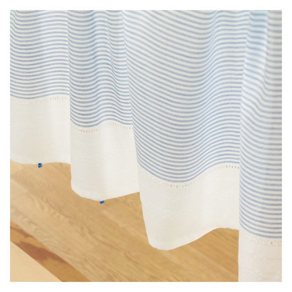 カフェカーテン キッチン2 ブルー | イオンスタイルオンライン 衣料品