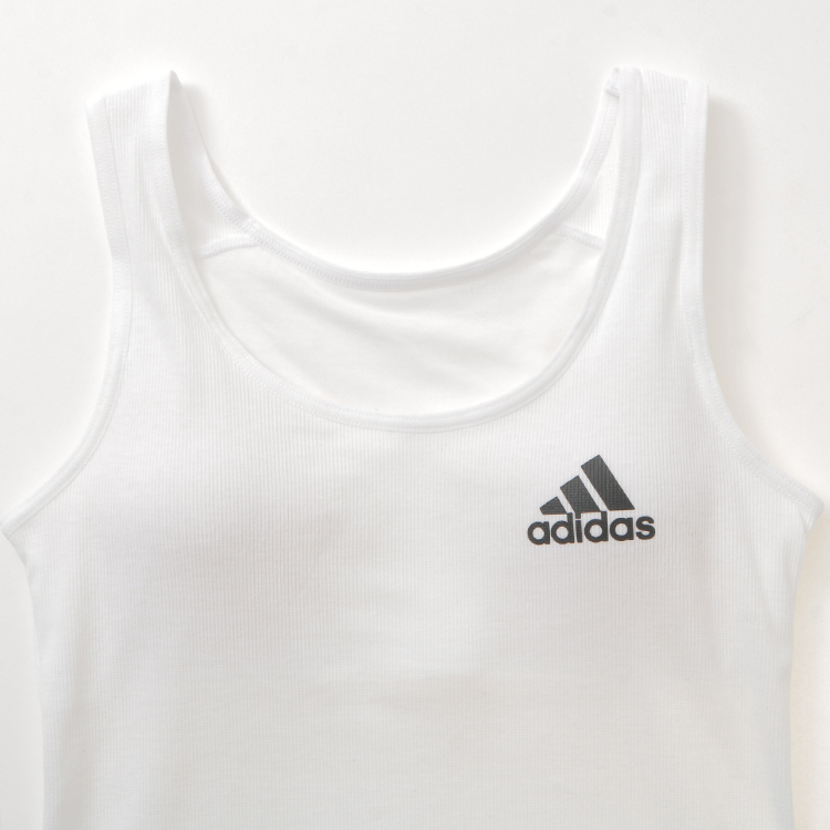 セット販売【新品】adidas ホワイト タンクトップ adidas（アディダス） タンクトップ（リブ） | イオンスタイル