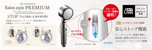 アラミック 3Dシャワー サロンスタイルプレミアム | イオン