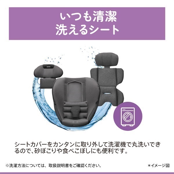 アップリカ　チャイルドシート クルリラプライト　回転式 ISOFIX ネイビー Cururila チャイルドシート 回転式 ISOFIX固定タイプ アップリカ