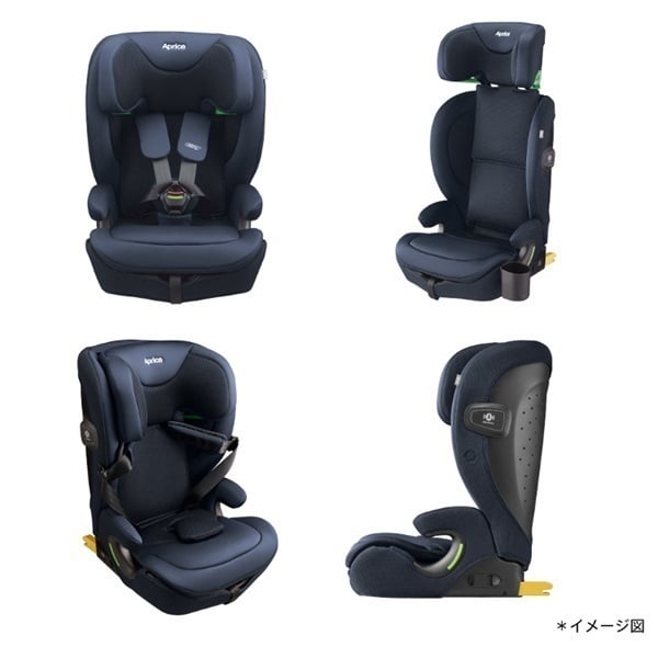 Aprica チャイルド＆ジュニアシート リライド　ブラック アップリカ リライド AB ブラック 身長76cm～150cm チャイルド