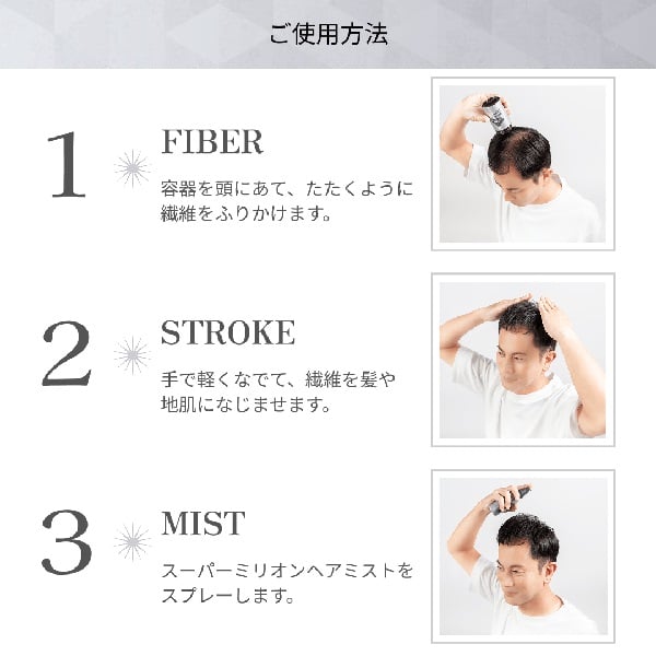 スーパーミリオンヘアー コンパクトセット 10g+15ml SUPER MILLION