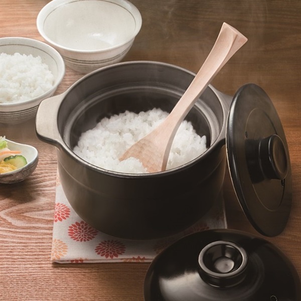 イシガキ デリッシュライフ レンジ＆直火対応炊飯土鍋二重蓋 2合