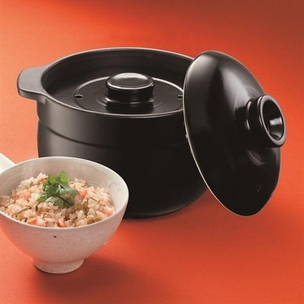 イシガキ デリッシュライフ レンジ＆直火対応炊飯土鍋二重蓋 2合