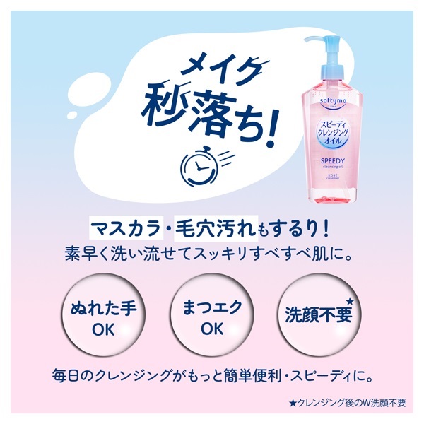 ソフティモ スピーディ クレンジングオイル ミニ | イオン