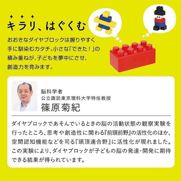 ブロック OD-01A おおきなダイヤブロック はじめてのブロック