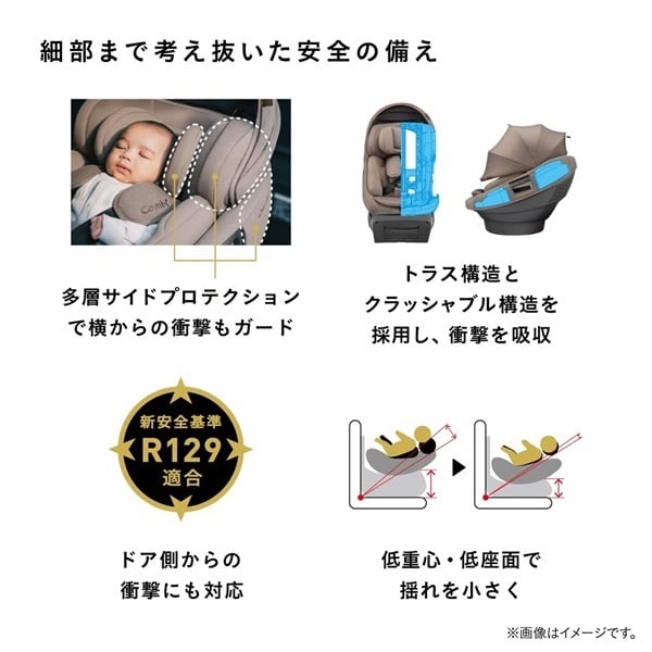 コンビ ホワイトレーベル THE S R129 エッグショック ZH