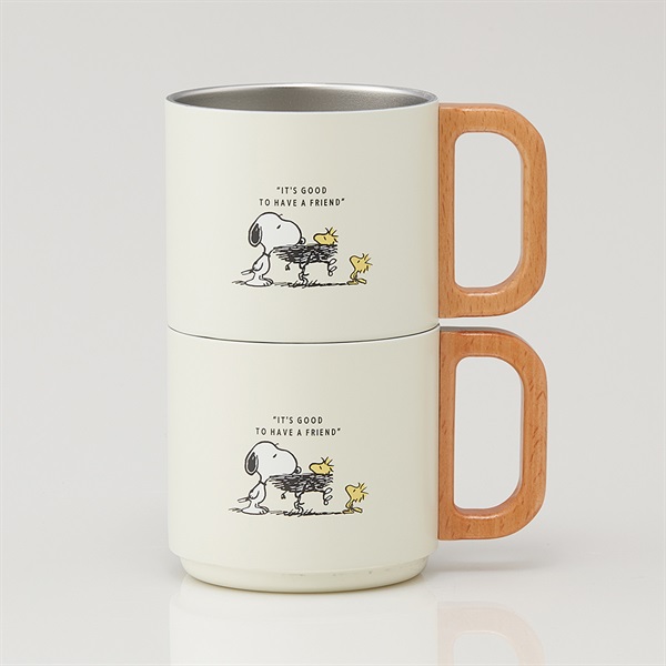 スケーター スタッキング ステンレスマグ 350ml スヌーピー PEANUTS