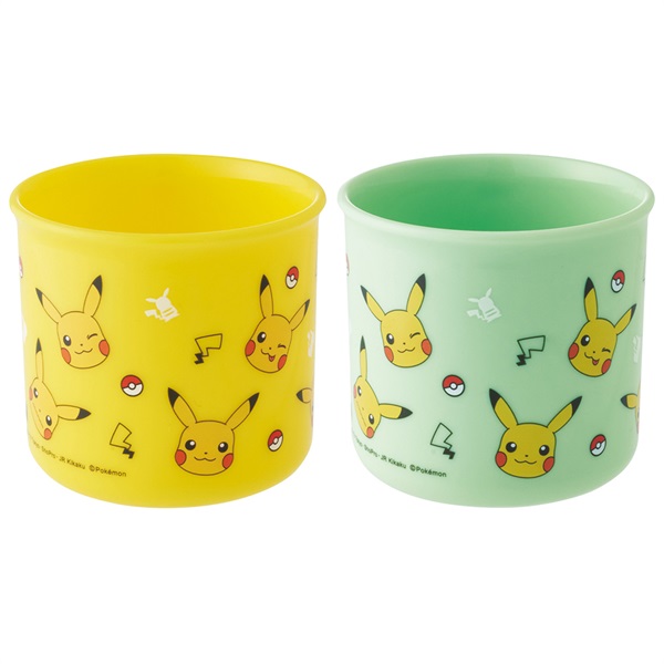 スケーター 抗菌プラコップ2個セット ピカチュウ ポケモン | イオン