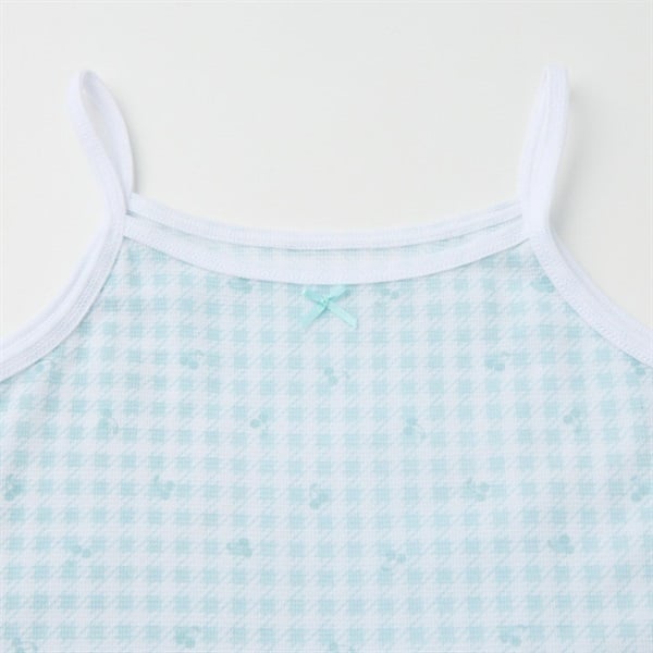 オーガニックコットンブレンド速乾 キャミソール2枚組 トップバリュ