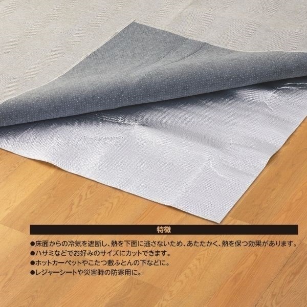 ホームコーディ 多目的に使える アルミ保温シート 厚さ0.4cm | イオン