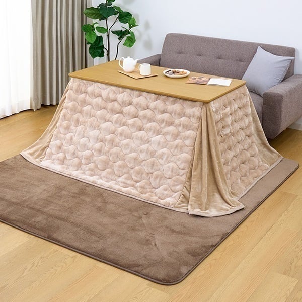 ホームコーディ USBコンセント付きこたつ（高さ調整可）　希望者には布団を ホームコーディ ソファ前専用 こたつ掛ふとん | イオンスタイル