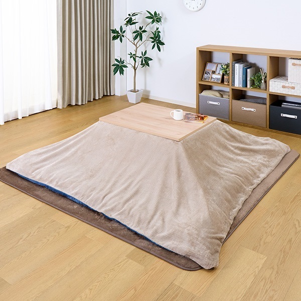 高脚こたつ＋専用掛ふとん(イオン  COORDY) 高脚こたつ＋専用掛ふとん(イオン HOME COORDY)
