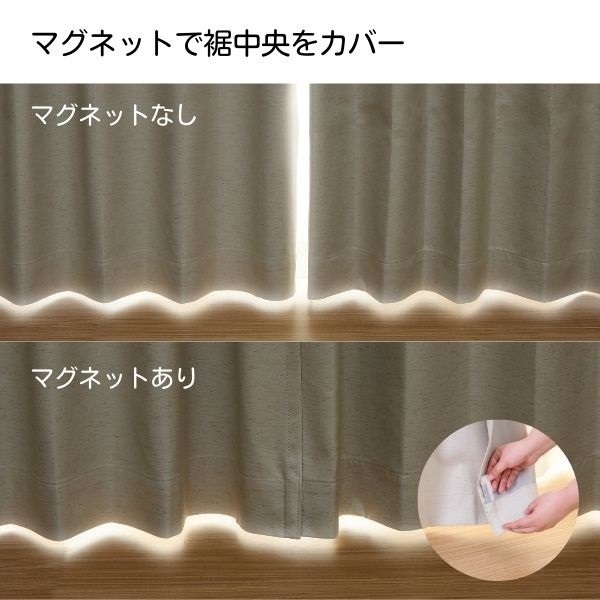 ホームコーディ 遮光1級・遮熱・遮音・すき間対策 4枚組カーテン
