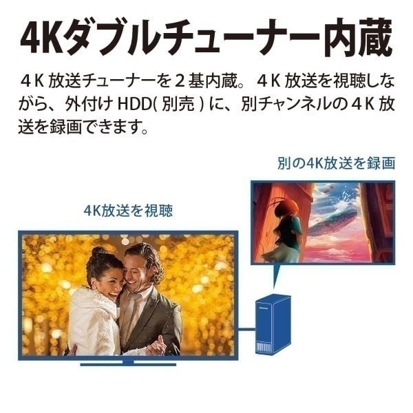シャープ 55v型4K 有機ELテレビ AQUOS 4TC55ES1【玄関先お届け商品