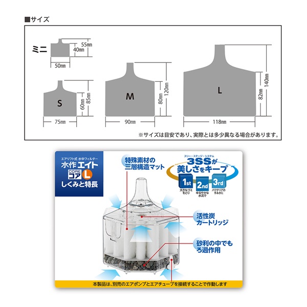 水作エイトコア L Suisaku 水作 | イオンスタイルオンライン 衣料品