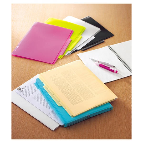 アクティフ 12インデックスフォルダー A4 クリア | イオンスタイル