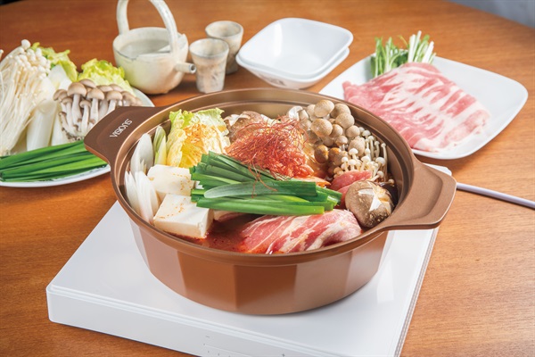 Love Smile 鍋 3個セット アルミ Kakusee IH対応 アルミ鍋 アルミ卓上鍋 coronto コロント 18cm