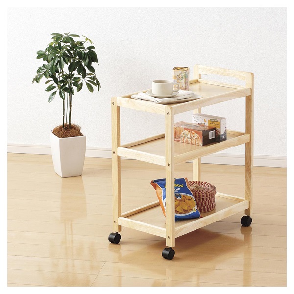 楓さま専用　WGN10個セット 木製ワゴン3段 ナチュラル | イオンスタイルオンライン 衣料品