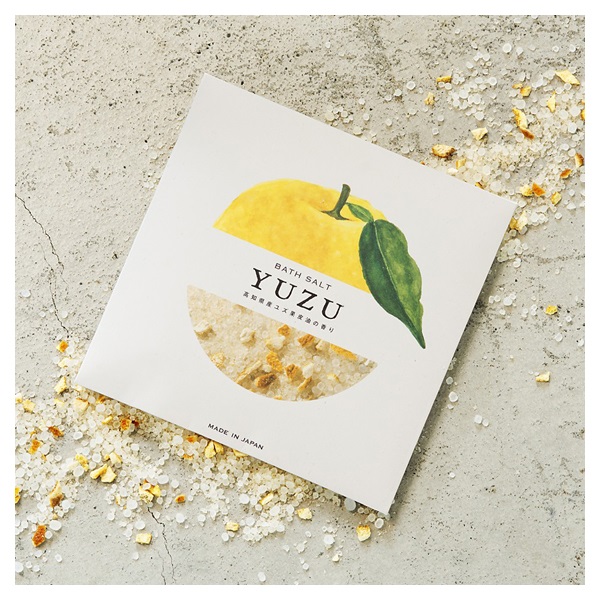 高知県産 YUZU ピール入り バスソルト 40g 高知県産YUZU