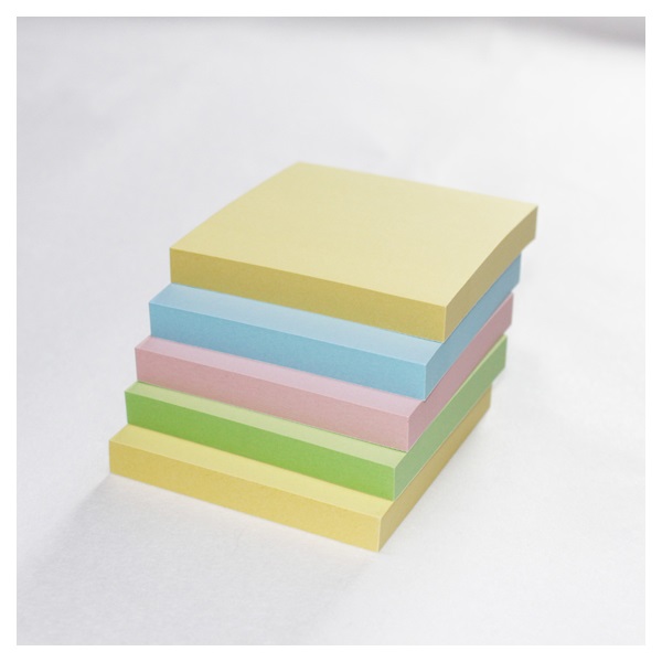 エコノミーパック付箋メモ パステルアソート 7575‐5P | イオンスタイル