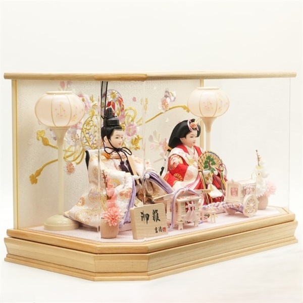 吉德 親王ケース飾り「花結いに毬」322984 4979866871627 ひな人形