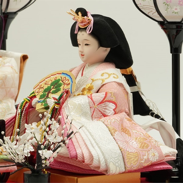 吉德 親王ケース飾り「花みやび」322315 4979866882869 ひな人形