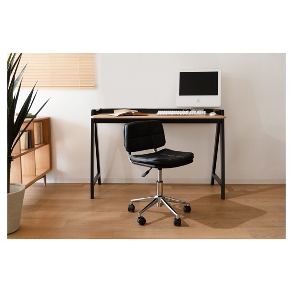 デスクチェア　＊ブラウン ソフトレザー ソフトレザー デスクチェア | イオンスタイルオンライン 衣料品