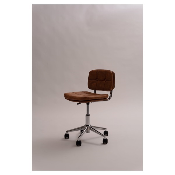デスクチェア　＊ブラウン ソフトレザー ソフトレザー デスクチェア | イオンスタイルオンライン 衣料品