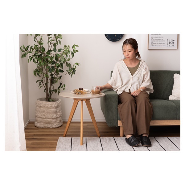 ラウンドサイドテーブル | イオンスタイルオンライン 衣料品・暮らしの