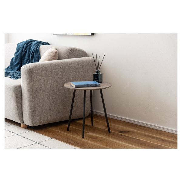 サイドテーブル② 楽天市場】バイカラー 2段 ラウンド サイドテーブル【ART OF