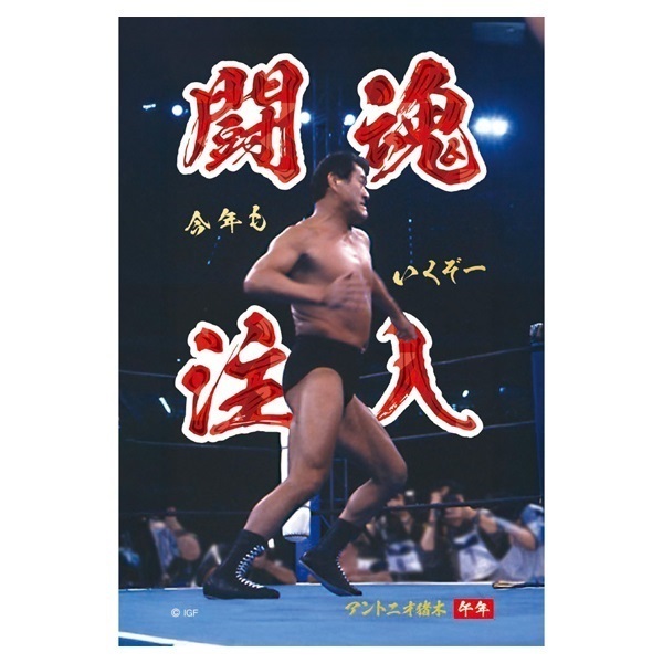 予約販売】年賀状 アントニオ猪木 アソートセット 4枚 | イオン