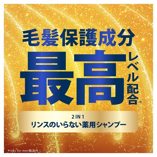 h&s for men ゴールド2in1シャンプー オールドスパイス ピュアスポーツ