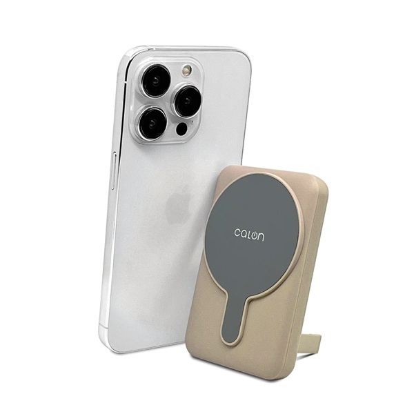 calon 5000mAh マグネット付ワイヤレスモバイルバッテリー WC10W C5V2