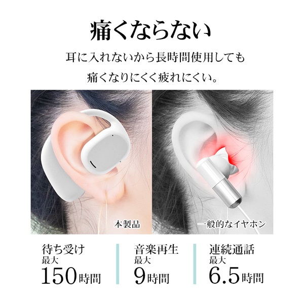 Bluetooth5.3Air伝導完全ワイヤレスイヤホンマイク | イオンスタイル