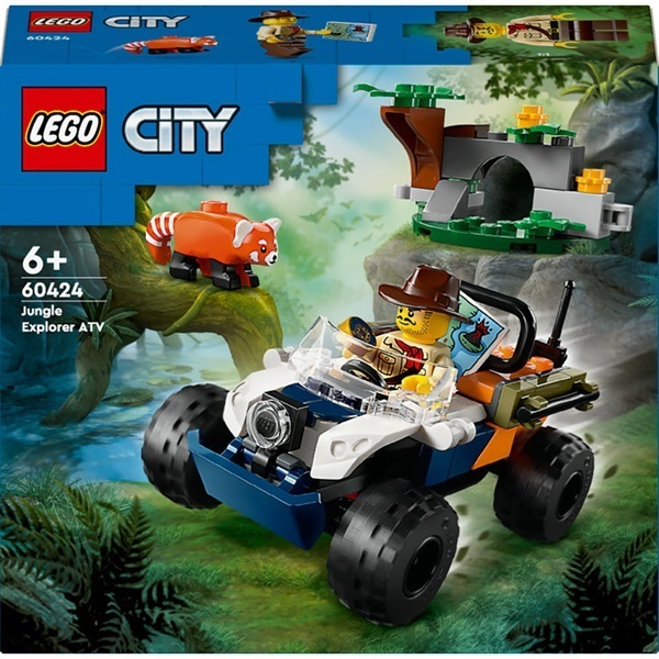 ちー レゴ(LEGO) シティ 60424 ジャングル探検 オフロード車