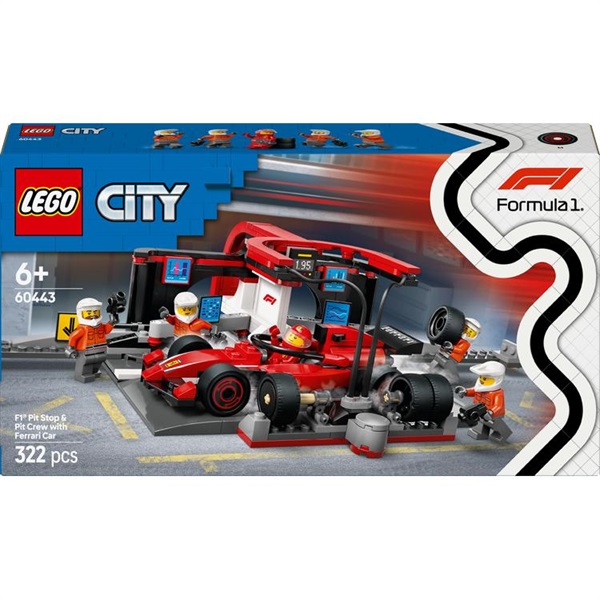 レゴ(LEGO) シティ F1(R) Ferrari レースカーのピットイン 60443