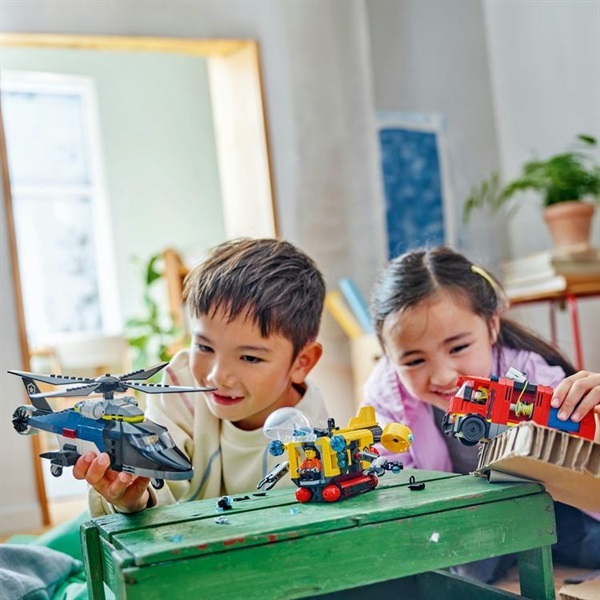 貫く信条 御行SP ヘリコプター・消防車・潜水艦 コンボ 60462 | シティ |レゴ