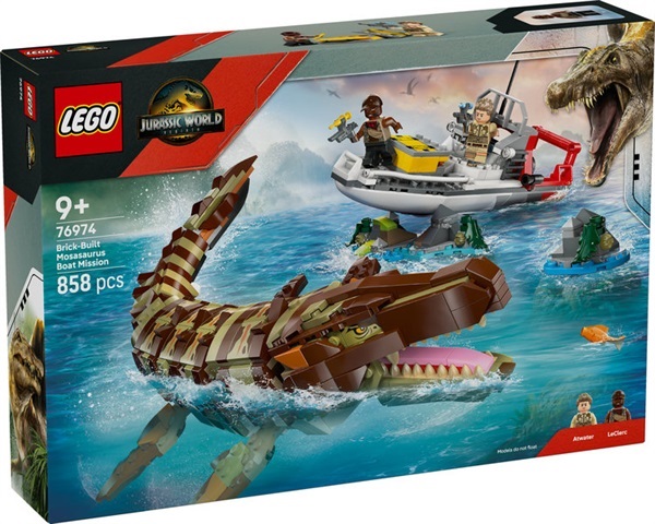 レゴ（LEGO）ジュラシック・ワールド モササウルス組み立て