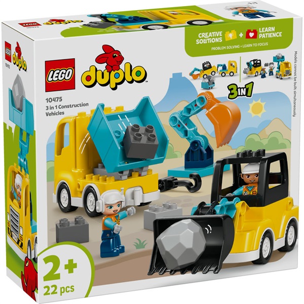 レゴ(LEGO) デュプロ 3 in 1 こうじげんばの車 10475 5702018032022