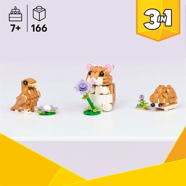 レゴ(LEGO) クリエイター お花だいすき ちびっこハムちゃん 31376
