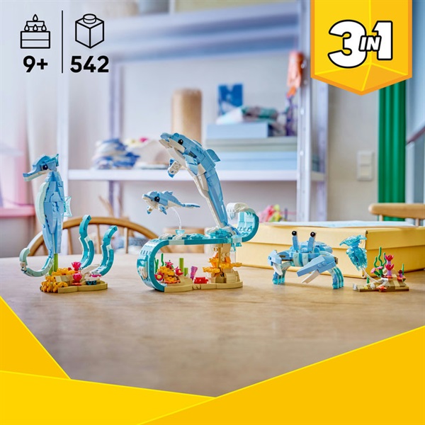 レゴ(LEGO) クリエイター キラキライルカの波ダンス 31385