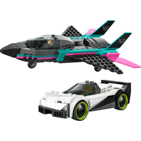 レゴ(LEGO) シティ ジェット機とスポーツカーのスピード対決 60489
