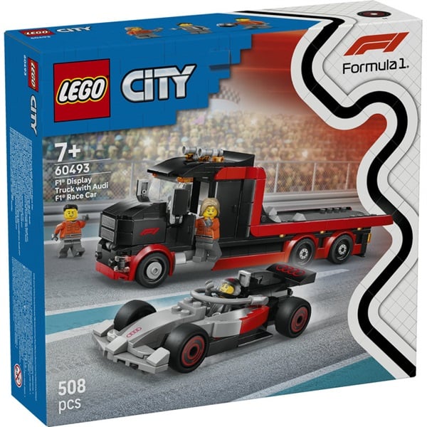 レゴ(LEGO) シティ F1(R) ディスプレイ輸送トラックと Audi F1(R