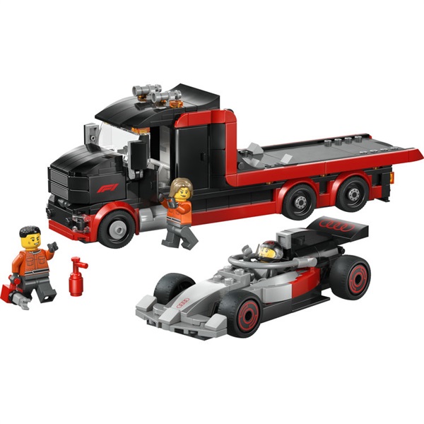 レゴ(LEGO) シティ F1(R) ディスプレイ輸送トラックと Audi F1(R