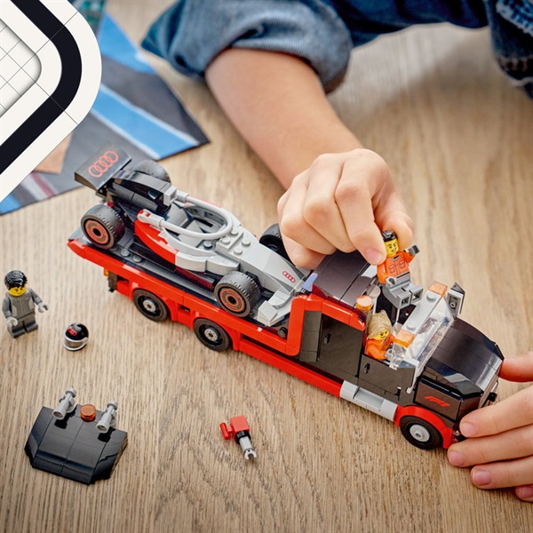 レゴ(LEGO) シティ F1(R) ディスプレイ輸送トラックと Audi F1(R