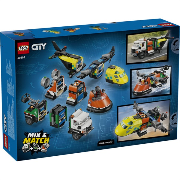 レゴ(LEGO) シティ 飛行機・整備用トラック・ホバークラフト コンボ